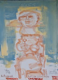 Bild 1955, Leinwand 2021, 60 x 80 cm
